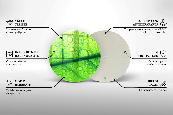 Deska kuchenna Zbliżenie liścia