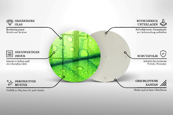 Deska kuchenna Zbliżenie liścia