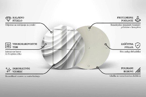 Deska kuchenna Linie geometryczne