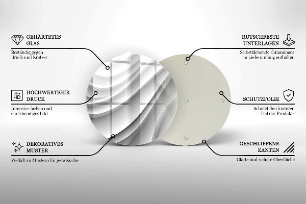 Deska kuchenna Linie geometryczne