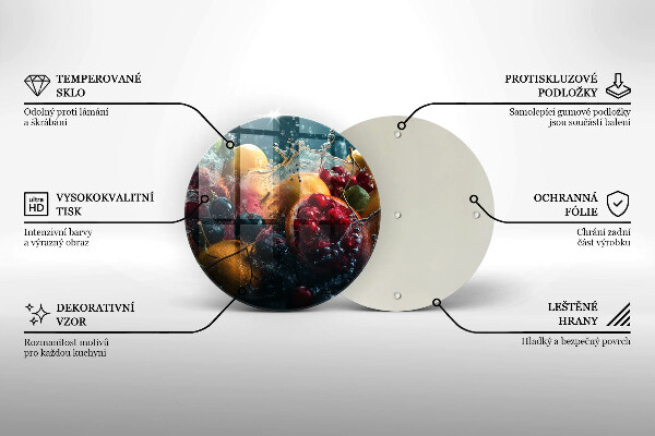 Deska kuchenna Owoce w wodzie