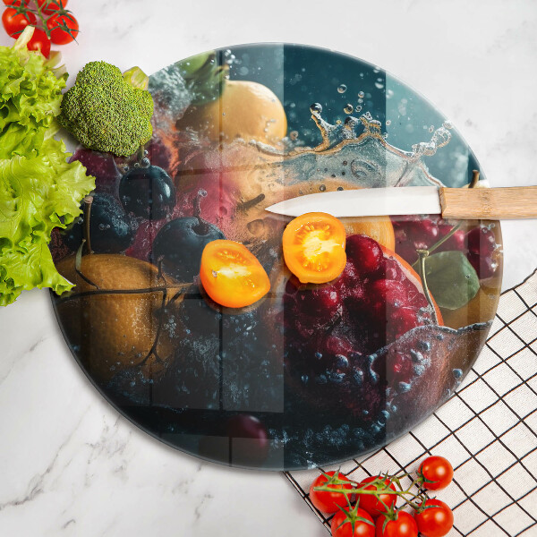 Deska kuchenna Owoce w wodzie