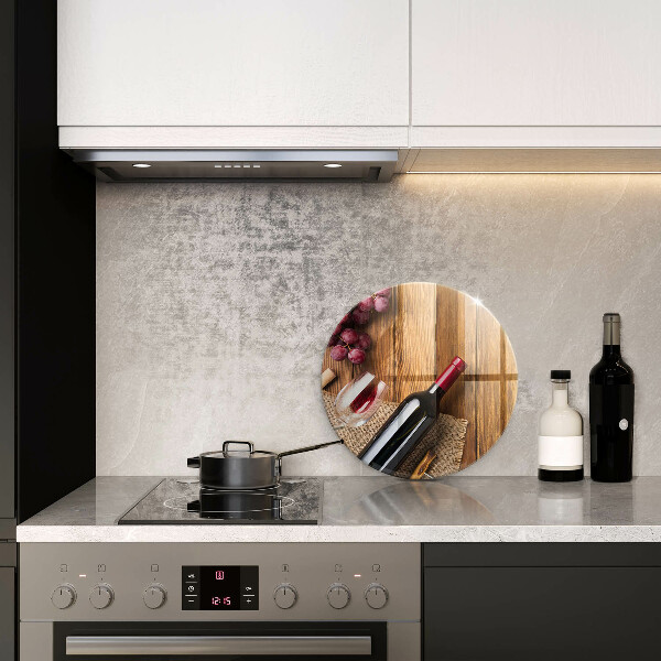 Deska kuchenna Butelka czerwonego wina