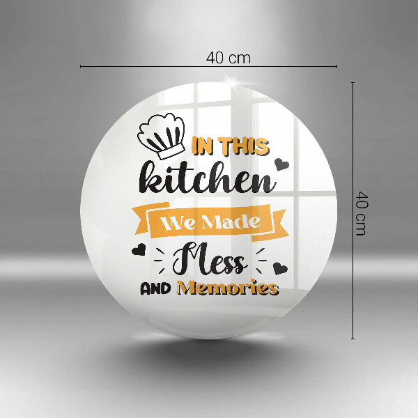 Deska kuchenna In this kitchen we made mess and memories