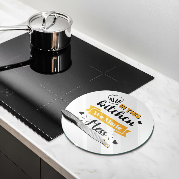 Deska kuchenna In this kitchen we made mess and memories