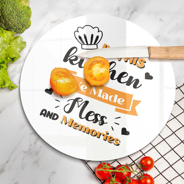 Deska kuchenna In this kitchen we made mess and memories