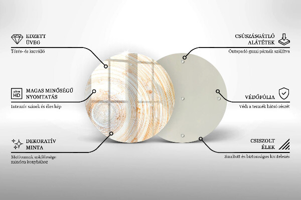 Deska kuchenna Tekstura drewna