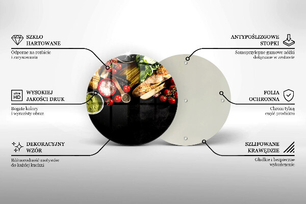 Deska kuchenna Włoskie składniki i przyprawy