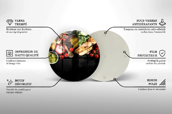 Deska kuchenna Włoskie składniki i przyprawy