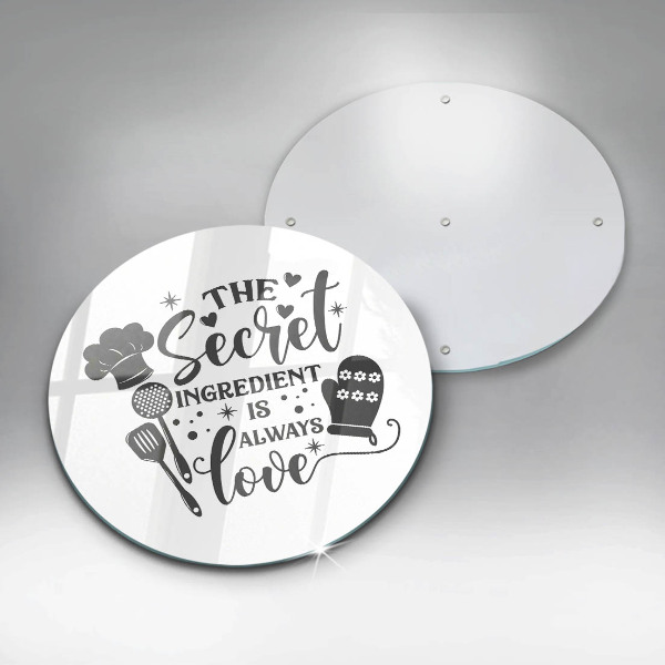 Deska kuchenna Napis, sentencja