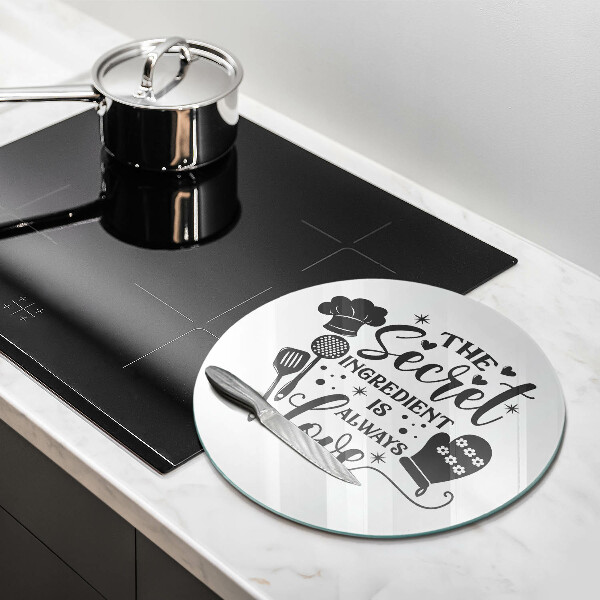 Deska kuchenna Napis, sentencja