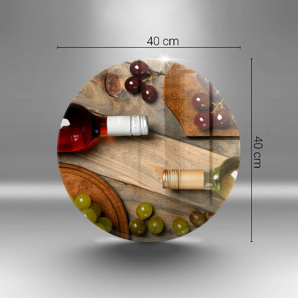 Deska kuchenna Butelki wina i winogrona