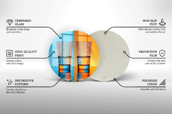 Deska kuchenna Dwie szklanki wody