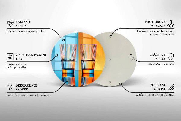 Deska kuchenna Dwie szklanki wody