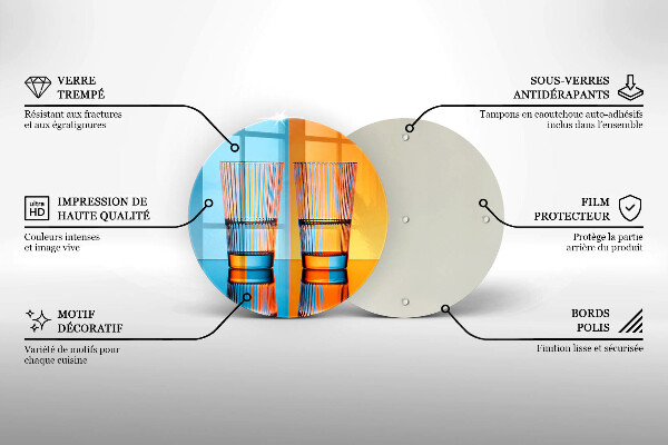 Deska kuchenna Dwie szklanki wody