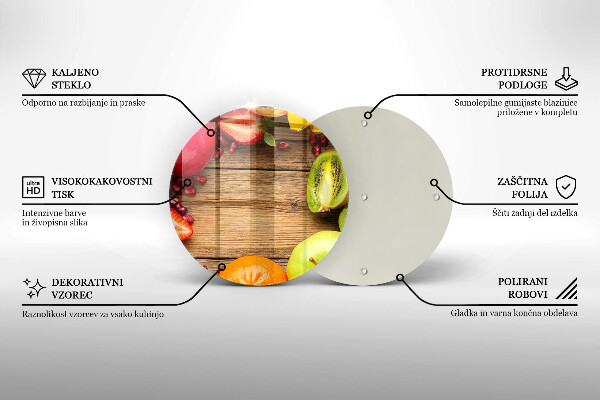 Deska kuchenna Świeże owoce