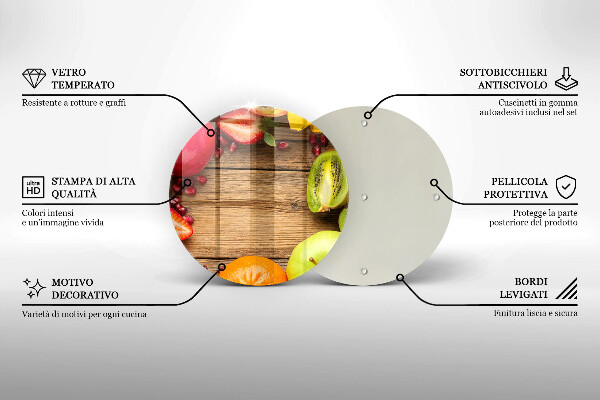 Deska kuchenna Świeże owoce