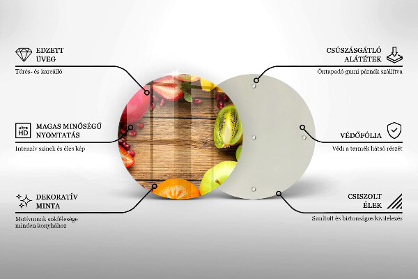 Deska kuchenna Świeże owoce