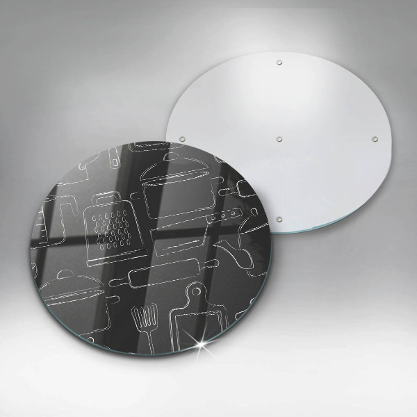 Deska kuchenna Rysunkowe akcesoria kuchenne