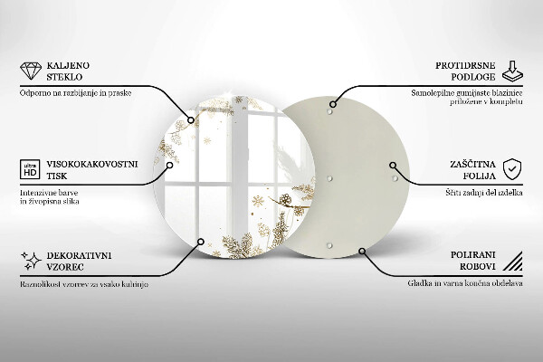 Deska kuchenna Zimowe dekoracje