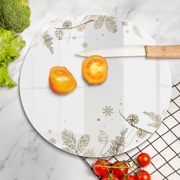 Deska kuchenna Zimowe dekoracje