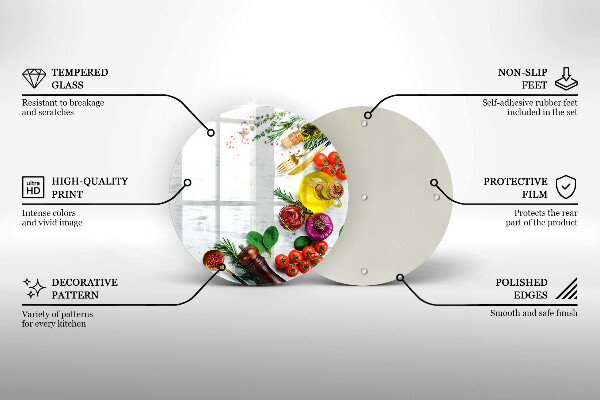Deska kuchenna Warzywa i przyprawy