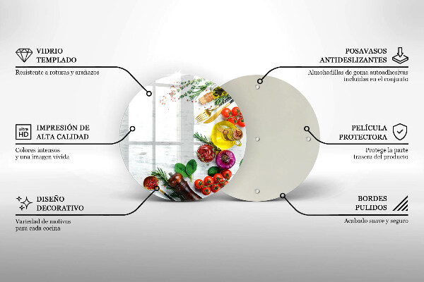 Deska kuchenna Warzywa i przyprawy