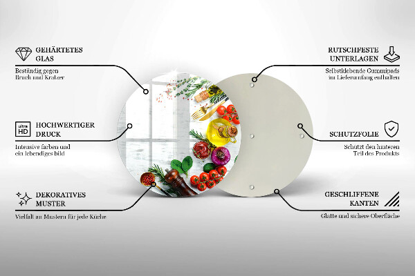 Deska kuchenna Warzywa i przyprawy