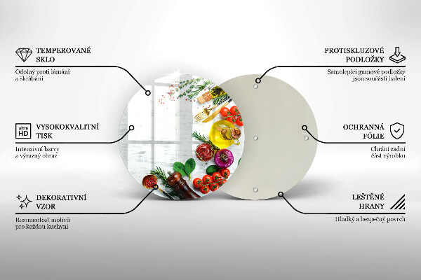 Deska kuchenna Warzywa i przyprawy