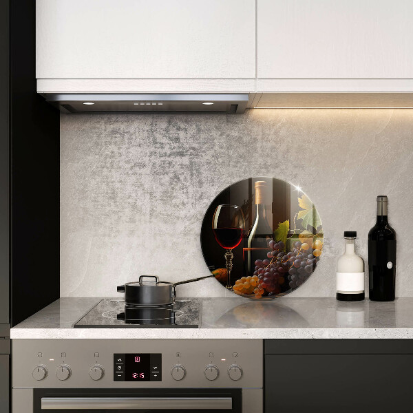 Deska kuchenna Kieliszek wina i winogrona