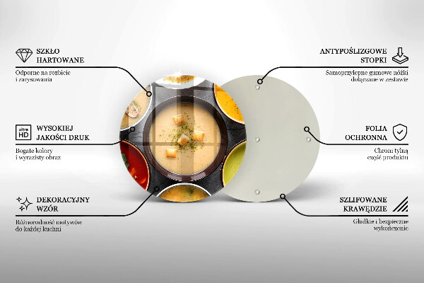 Deska kuchenna Kolorowe zupy