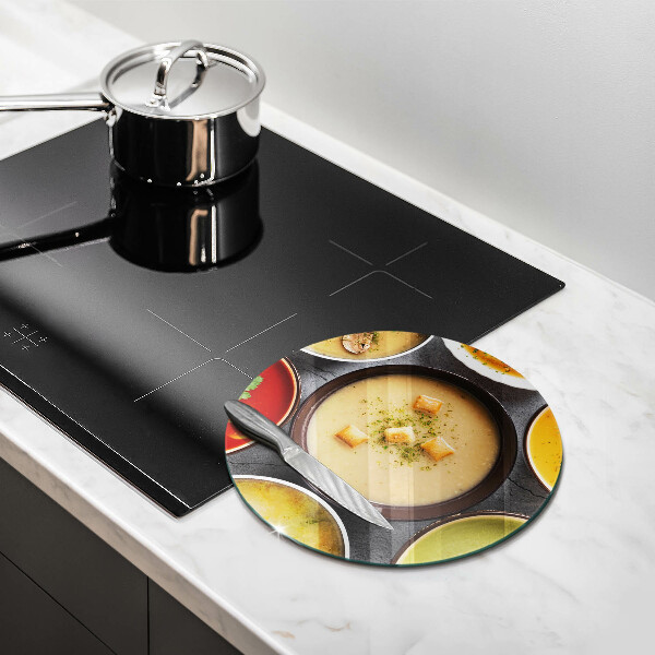 Deska kuchenna Kolorowe zupy