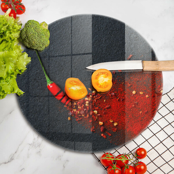 Deska kuchenna szklana Papryka chili