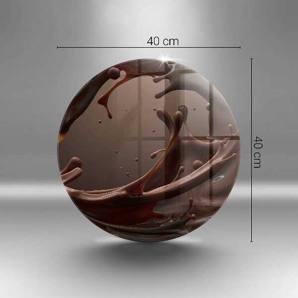 Deska kuchenna szklana Płynna czekolada