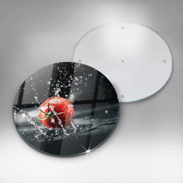Szklana deska kuchenna Pomidor w wodzie