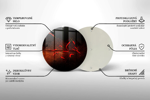 Szklana deska kuchenna Ostre papryczki chili