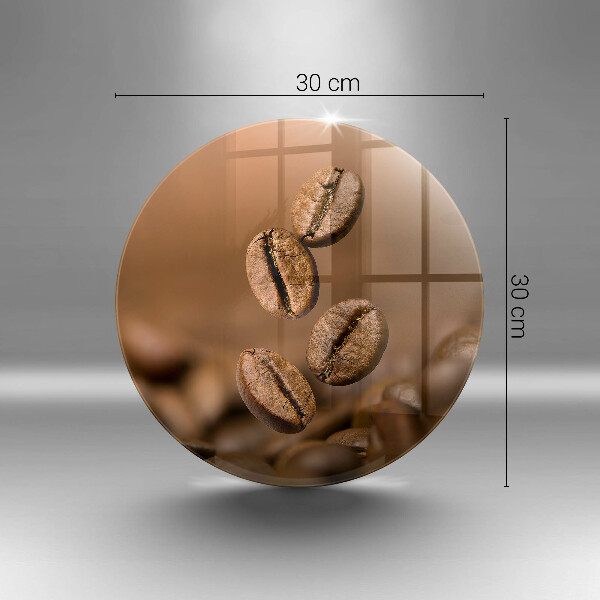 Szklana deska kuchenna Ziarna kawy