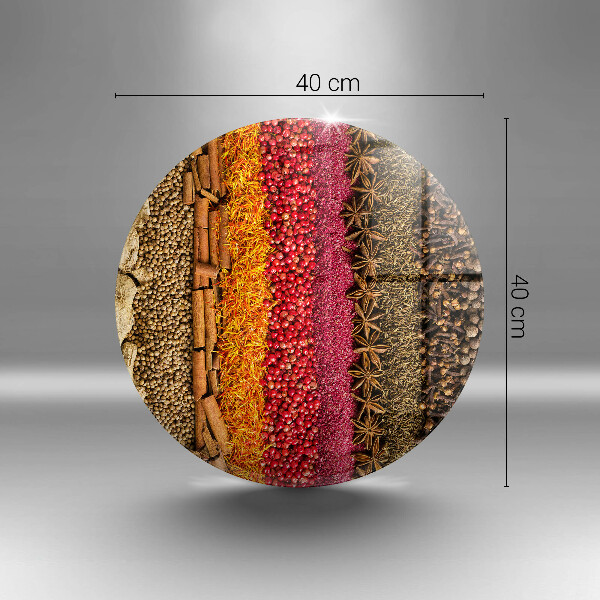 Szklana deska kuchenna Kolorowe przyprawy