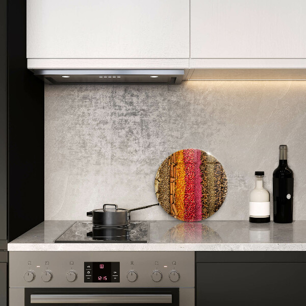 Szklana deska kuchenna Kolorowe przyprawy