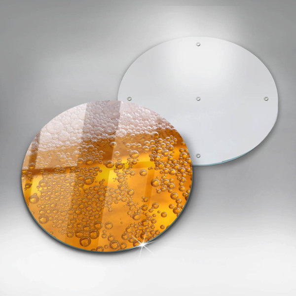 Szklana deska kuchenna Napój piwo piana