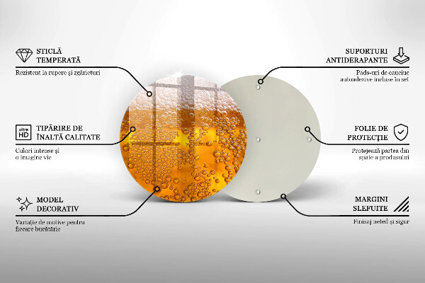 Szklana deska kuchenna Napój piwo piana