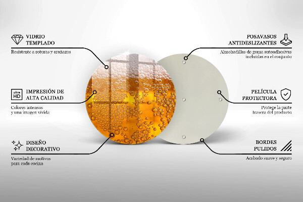 Szklana deska kuchenna Napój piwo piana
