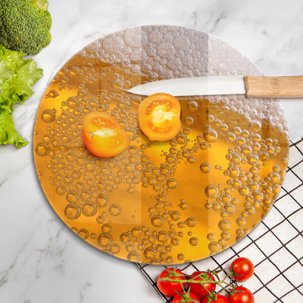 Szklana deska kuchenna Napój piwo piana