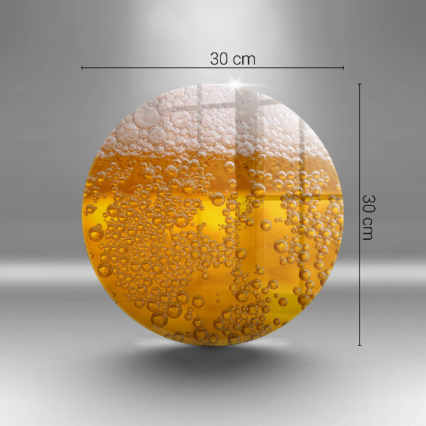 Szklana deska kuchenna Napój piwo piana