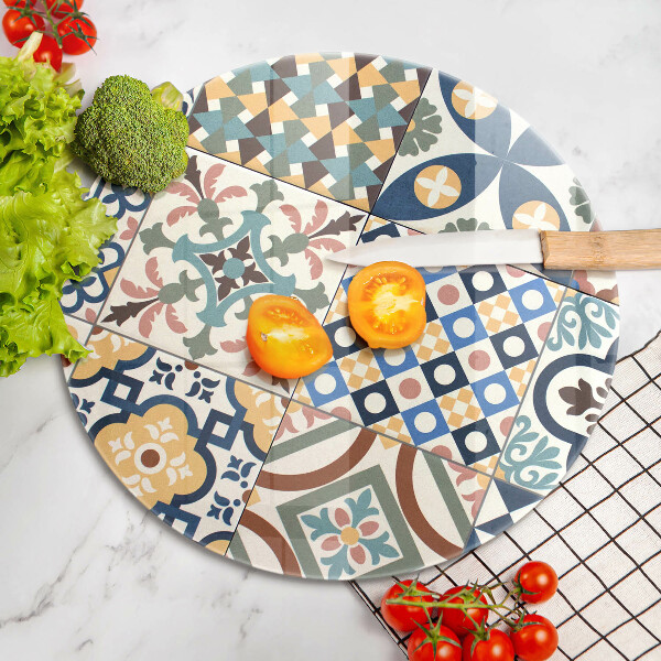 Deska kuchenna szklana Ozdobne płytki kafelki