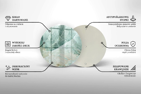 Deska kuchenna szklana Struktura kamień