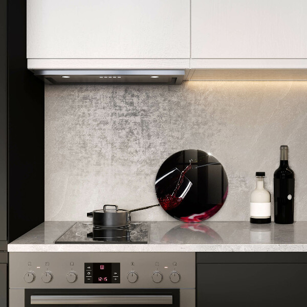 Deska kuchenna szklana Kieliszek czerwone wino