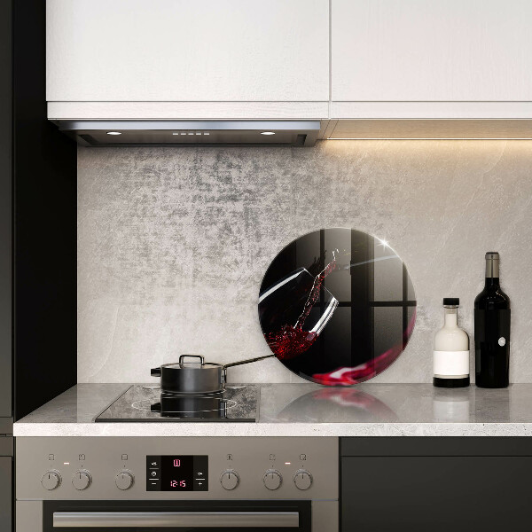 Deska kuchenna szklana Kieliszek czerwone wino