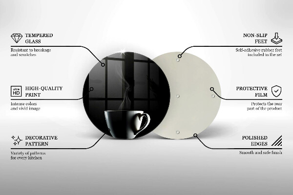 Deska kuchenna szklana Filiżanka herbaty