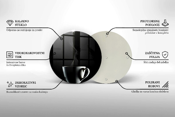 Deska kuchenna szklana Filiżanka herbaty